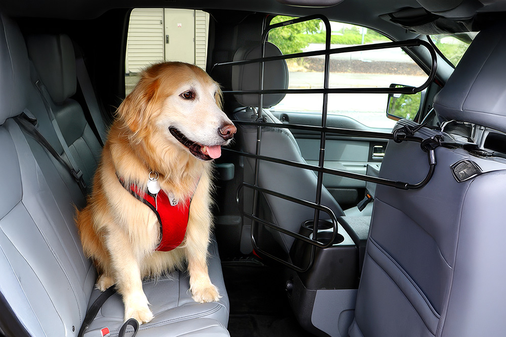 The ZooKeeper is a tool-free, heavy-duty car pet barrier designed for cars, SUVs, Trucks, and crossovers.
